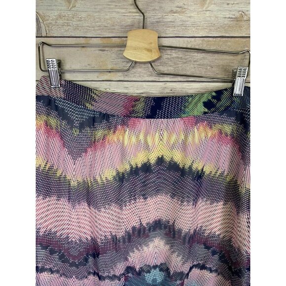 Olive And Oak Womens Large Maxi Skirt Sheer Side - Picture 5 of 11